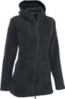 Wintertraum - Lange Fleecejacke m. Kapuze