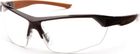 Half Frame Ratcheting Temple Safety Glasses