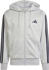 Essentials Three Stripes Fleece Hoodie Men