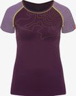 Kurzarm-shirt Merino Innergebirg Flieder Dunkel