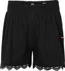 Ava Smocked High-waist Sweatshorts