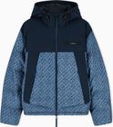 Mountain M Poly Down Hooded Jacket Logo Repeat