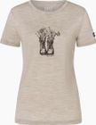 W Flower Boots Tee