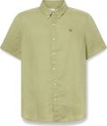 Mens Linen Short Sleeve Shirt