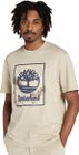 Mens Front Seasonal Stack Logo Graphic Tee