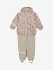 Rainwear Set - Aop, w. Fleece