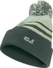 Stripy Pompom Beanie K