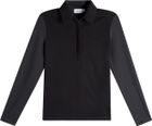 Kailey LS Hybrid Knit Polo