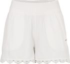 Ava Smocked High-waist Sweatshorts