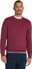 Mens Cable Crewneck Sweater