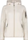 Woman Fleece Fleece Jacket Fixed Hood