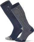 Mens 2 Pack Knee High Sock