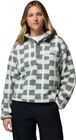 Women's Helvetia II Cropped Sherpa Half Snap Printed Fleece