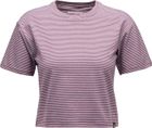 W BD Stripe Crop SS Tee
