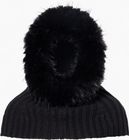 Naomi Hooded Scarf Faux Border