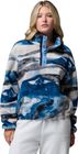 Women's Helvetia II Cropped Sherpa Half Snap Printed Fleece