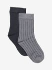 Ankle Sock - rib (2-pack)