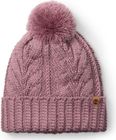 Womens Cable Pom Beanie