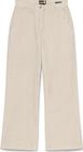 Womens Washed Corduroy Wide-leg Pants