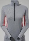 W MTN Guide LS Half Zip Blk/Red