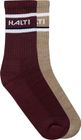 Merino Striped Crew 2-pack Socks