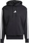 Essentials Three Stripes Fleece Hoodie