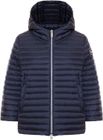 Quilted Hoodie Cape, Natural Down Light Weight