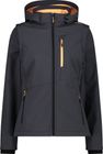 Woman Jacket Zip Hood With Detachable Sleeves