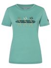 W Surfing Flowers Tee