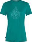 Women Merino 150 Tech Lite Short Sleeve Tee Hike Path