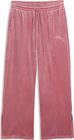 Essentials Elevated Comfort Velour Straight Leg Pants