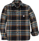 Rugged Flex Relaxed Fit Midweight Flannel Long-sleeve Plaid Shirt