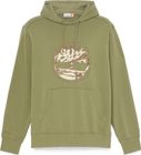 Mens Tree Logo Lake House Graphic Hoodie
