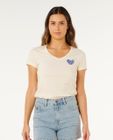 RC Heart V Neck Tee