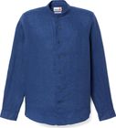 Mens Linen Korean Collar Shirt