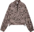 Essentials Graphic Animal Relaxed AOP Woven Half-zip