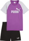 Essentials No.1 Logo Poly Tee and Shorts Set B