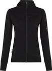 Wom Mer 300 Realfleece Desc Long Sleeve Zip Hoo