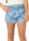 Chambray Floral Short-girl