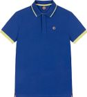 Stretch Cotton Polo Shirts With Contrasting Colours