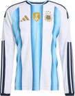 Argentina 26 Home Authentic Long Sleeve Jersey