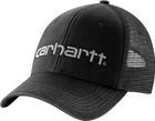 Canvas Mesh-back Logo Graphic Cap