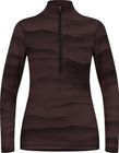 The Merino Warm Jacquard Ridgeline Half-zip Base Layer top