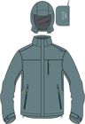 MAN Jacket Zip Hood With Ventilation