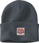 Knit Heart Patch Beanie