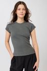 Slim Fit Ribbed Tee