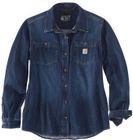 Relaxed Fit Midweight Denim Long-sleeve Shirt