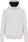Multi Material Hoodie Jacket
