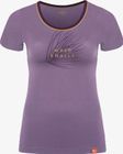 Kurzarm-shirt Merino Wald Knallt Flieder Hell