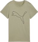 W TAD Essential Heather Logo Tee